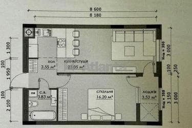 1-комнатная квартира по адресу ул. Стрийська (площадь 51 м²) - фото 11 1-комнатная квартира по адресу ул. Стрийська (площадь 51 м²) - Atlanta.ua - фото 11