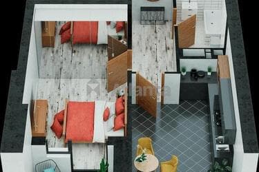 1-комнатная квартира по адресу Курортный пер. (площадь 37,8 м²) - imageAlt 20 1-комнатная квартира по адресу Курортный пер. (площадь 37,8 м²) - Atlanta.ua - imageAlt 20