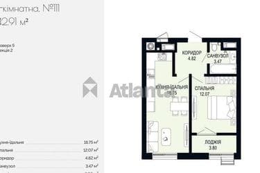 1-комнатная квартира по адресу ул. Щурата В. Ул (площадь 43,6 м²) - imageAlt 26 1-комнатная квартира по адресу ул. Щурата В. Ул (площадь 43,6 м²) - Atlanta.ua - imageAlt 26
