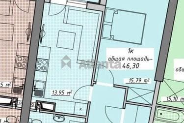 1-комнатная квартира по адресу Курортный пер. (площадь 46,3 м²) - imageAlt 18 1-комнатная квартира по адресу Курортный пер. (площадь 46,3 м²) - Atlanta.ua - imageAlt 18