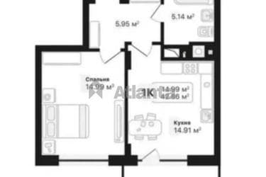 1-комнатная квартира по адресу ул. Лесная (площадь 42,9 м²) - imageAlt 9 1-комнатная квартира по адресу ул. Лесная (площадь 42,9 м²) - Atlanta.ua - imageAlt 9