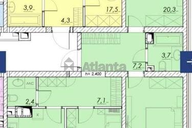 3-комнатная квартира по адресу ул. Прохоровская (площадь 92,2 м²) - фото 12 3-комнатная квартира по адресу ул. Прохоровская (площадь 92,2 м²) - Atlanta.ua - фото 12