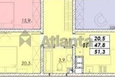 1-комнатная квартира по адресу ул. Прохоровская (площадь 51,3 м²) - imageAlt 18 1-комнатная квартира по адресу ул. Прохоровская (площадь 51,3 м²) - Atlanta.ua - imageAlt 18