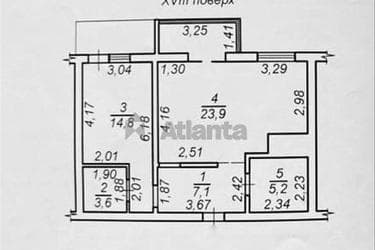 2-комнатная квартира по адресу ул. Михайловская (площадь 58,3 м²) - imageAlt 34 2-комнатная квартира по адресу ул. Михайловская (площадь 58,3 м²) - Atlanta.ua - imageAlt 34
