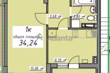 1-кімнатна квартира за адресою вул. Масив 10 (площа 34,2 м²) - фото 20 1-кімнатна квартира за адресою вул. Масив 10 (площа 34,2 м²) - Atlanta.ua - фото 20
