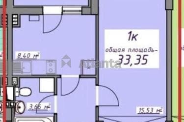 1-кімнатна квартира за адресою вул. Масив 10 (площа 33,4 м²) - фото 17 1-кімнатна квартира за адресою вул. Масив 10 (площа 33,4 м²) - Atlanta.ua - фото 17