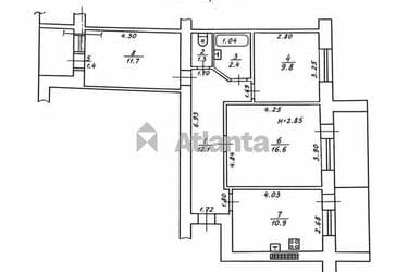 3-комнатная квартира по адресу ул. Левитана (площадь 71,4 м²) - фото 60 3-комнатная квартира по адресу ул. Левитана (площадь 71,4 м²) - Atlanta.ua - фото 60