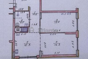 2-комнатная квартира по адресу ул. Дзержика Корнелія (площадь 60,5 м²) - фото 22 2-комнатная квартира по адресу ул. Дзержика Корнелія (площадь 60,5 м²) - Atlanta.ua - фото 22