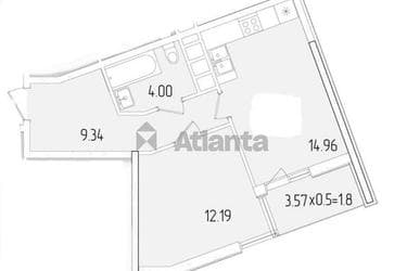 1-комнатная квартира по адресу ул. Краснова (площадь 41,1 м²) - фото 10 1-комнатная квартира по адресу ул. Краснова (площадь 41,1 м²) - Atlanta.ua - фото 10