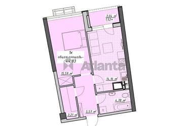 1-кімнатна квартира за адресою Курортний пров. (площа 44,8 м²) - фото 7 1-кімнатна квартира за адресою Курортний пров. (площа 44,8 м²) - Atlanta.ua - фото 7