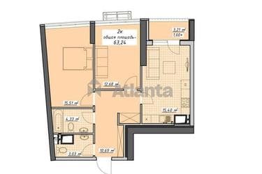 2-комнатная квартира по адресу Курортный пер. (площадь 63,2 м²) - imageAlt 8 2-комнатная квартира по адресу Курортный пер. (площадь 63,2 м²) - Atlanta.ua - imageAlt 8