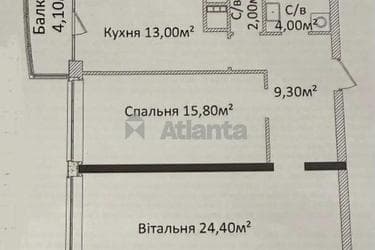 2-кімнатна квартира за адресою Гагаріна пр. (площа 72 м²) - фото 24 2-кімнатна квартира за адресою Гагаріна пр. (площа 72 м²) - Atlanta.ua - фото 24