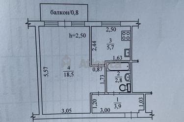 1-комнатная квартира по адресу ул. Кондрашина (площадь 32 м²) - imageAlt 16 1-комнатная квартира по адресу ул. Кондрашина (площадь 32 м²) - Atlanta.ua - imageAlt 16