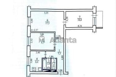 3-кімнатна квартира за адресою вул. Інглезі (площа 55 м²) - фото 35 3-кімнатна квартира за адресою вул. Інглезі (площа 55 м²) - Atlanta.ua - фото 35