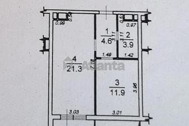1-комнатная квартира по адресу ул. Литературная (площадь 42,5 м²) - imageAlt 19 1-комнатная квартира по адресу ул. Литературная (площадь 42,5 м²) - Atlanta.ua - imageAlt 19
