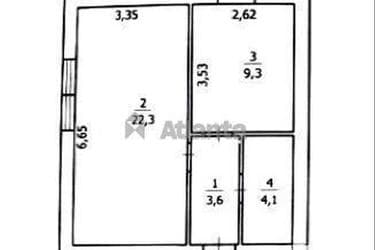 1-комнатная квартира по адресу ул. Корнюшина (площадь 39,3 м²) - imageAlt 13 1-комнатная квартира по адресу ул. Корнюшина (площадь 39,3 м²) - Atlanta.ua - imageAlt 13