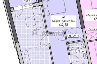 1-комнатная квартира по адресу Курортный пер. (площадь 44,8 м²) - imageAlt 31 1-комнатная квартира по адресу Курортный пер. (площадь 44,8 м²) - Atlanta.ua - imageAlt 31