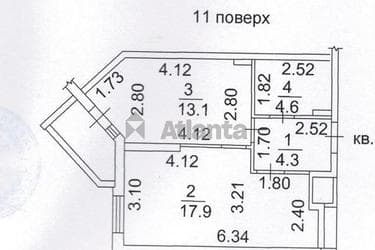 1-комнатная квартира по адресу ул. Спортивная (площадь 44 м²) - imageAlt 20 1-комнатная квартира по адресу ул. Спортивная (площадь 44 м²) - Atlanta.ua - imageAlt 20