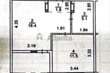 1-комнатная квартира по адресу ул. Дорошенко Петра (площадь 33 м²) - imageAlt 16 1-комнатная квартира по адресу ул. Дорошенко Петра (площадь 33 м²) - Atlanta.ua - imageAlt 16