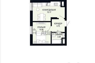 1-комнатная квартира по адресу ул. Щурата В. Ул (площадь 34,3 м²) - фото 22 1-комнатная квартира по адресу ул. Щурата В. Ул (площадь 34,3 м²) - Atlanta.ua - фото 22