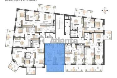 1-комнатная квартира по адресу ул. Орлика Пилипа (площадь 42,7 м²) - фото 13 1-комнатная квартира по адресу ул. Орлика Пилипа (площадь 42,7 м²) - Atlanta.ua - фото 13