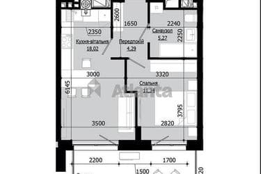1-комнатная квартира по адресу ул. Орлика Пилипа (площадь 42,7 м²) - фото 14 1-комнатная квартира по адресу ул. Орлика Пилипа (площадь 42,7 м²) - Atlanta.ua - фото 14