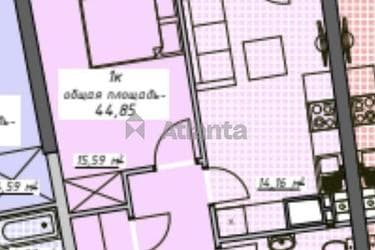 1-кімнатна квартира за адресою Курортний пров. (площа 44,9 м²) - фото 24 1-кімнатна квартира за адресою Курортний пров. (площа 44,9 м²) - Atlanta.ua - фото 24