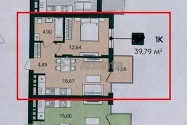 1-комнатная квартира по адресу Троллейбусная ул. (площадь 40 м²) - фото 7 1-комнатная квартира по адресу Троллейбусная ул. (площадь 40 м²) - Atlanta.ua - фото 7