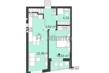 1-комнатная квартира по адресу ул. Володимира Великого (площадь 49,8 м²) - imageAlt 24 1-комнатная квартира по адресу ул. Володимира Великого (площадь 49,8 м²) - Atlanta.ua - imageAlt 24