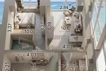 1-комнатная квартира по адресу ул. Набережная (площадь 41 м²) - фото 20 1-комнатная квартира по адресу ул. Набережная (площадь 41 м²) - Atlanta.ua - фото 20