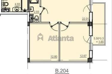 2-комнатная квартира по адресу ул. Дмитриевская (площадь 62,4 м²) - imageAlt 6 2-комнатная квартира по адресу ул. Дмитриевская (площадь 62,4 м²) - Atlanta.ua - imageAlt 6