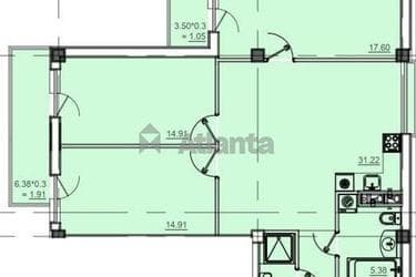 3-кімнатна квартира за адресою вул. Дмитріївська (площа 97,2 м²) - фото 9 3-кімнатна квартира за адресою вул. Дмитріївська (площа 97,2 м²) - Atlanta.ua - фото 9