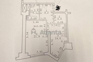 1-комнатная квартира по адресу ул. Пантелеймоновская (площадь 54 м²) - imageAlt 26 1-комнатная квартира по адресу ул. Пантелеймоновская (площадь 54 м²) - Atlanta.ua - imageAlt 26