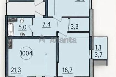 1-кімнатна квартира за адресою вул. Перлинна (площа 88 м²) - фото 16 1-кімнатна квартира за адресою вул. Перлинна (площа 88 м²) - Atlanta.ua - фото 16