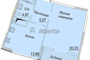 1-кімнатна квартира за адресою вул. Каманіна (площа 50 м²) - фото 42 1-кімнатна квартира за адресою вул. Каманіна (площа 50 м²) - Atlanta.ua - фото 42