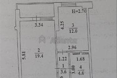1-комнатная квартира по адресу ул. Бувалкина Владислава (площадь 41,7 м²) - фото 26 1-комнатная квартира по адресу ул. Бувалкина Владислава (площадь 41,7 м²) - Atlanta.ua - фото 26