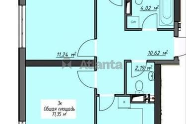 3-комнатная квартира по адресу ул. Грушевского Михаила (площадь 71 м²) - imageAlt 40 3-комнатная квартира по адресу ул. Грушевского Михаила (площадь 71 м²) - Atlanta.ua - imageAlt 40