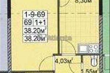 1-комнатная квартира по адресу ул. Бувалкина Владислава (площадь 38,2 м²) - imageAlt 10 1-комнатная квартира по адресу ул. Бувалкина Владислава (площадь 38,2 м²) - Atlanta.ua - imageAlt 10