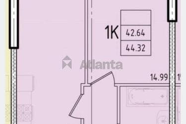 1-кімнатна квартира за адресою вул. Генуезька (площа 44 м²) - фото 12 1-кімнатна квартира за адресою вул. Генуезька (площа 44 м²) - Atlanta.ua - фото 12
