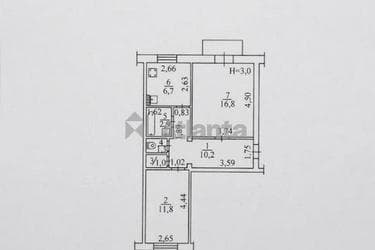 2-комнатная квартира по адресу ул. Семинарская (площадь 51,2 м²) - imageAlt 38 2-комнатная квартира по адресу ул. Семинарская (площадь 51,2 м²) - Atlanta.ua - imageAlt 38