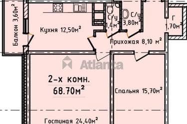 2-кімнатна квартира за адресою вул. Генуезька (площа 70 м²) - фото 22 2-кімнатна квартира за адресою вул. Генуезька (площа 70 м²) - Atlanta.ua - фото 22