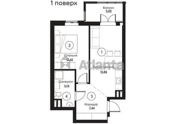 1-кімнатна квартира за адресою вул. Слобідська (площа 45,9 м²) - фото 12 1-кімнатна квартира за адресою вул. Слобідська (площа 45,9 м²) - Atlanta.ua - фото 12