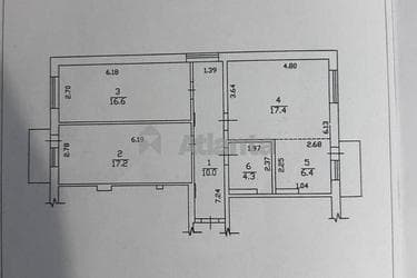 3-комнатная квартира по адресу ул. Торговая (площадь 72,9 м²) - imageAlt 18 3-комнатная квартира по адресу ул. Торговая (площадь 72,9 м²) - Atlanta.ua - imageAlt 18