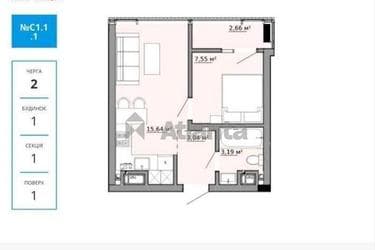1-комнатная квартира по адресу ул. Орлика Пилипа (площадь 32,1 м²) - imageAlt 10 1-комнатная квартира по адресу ул. Орлика Пилипа (площадь 32,1 м²) - Atlanta.ua - imageAlt 10