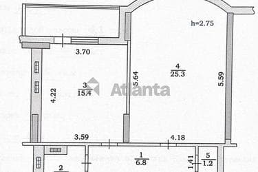 1-комнатная квартира по адресу ул. Парусная (площадь 56,6 м²) - imageAlt 13 1-комнатная квартира по адресу ул. Парусная (площадь 56,6 м²) - Atlanta.ua - imageAlt 13