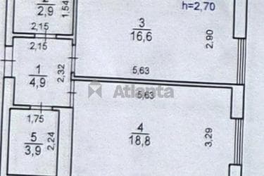 1-комнатная квартира по адресу Трускавецкая ул. (площадь 46,7 м²) - imageAlt 18 1-комнатная квартира по адресу Трускавецкая ул. (площадь 46,7 м²) - Atlanta.ua - imageAlt 18