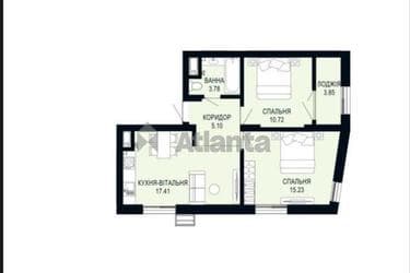 2-комнатная квартира по адресу ул. Щурата В. Ул (площадь 56,1 м²) - imageAlt 21 2-комнатная квартира по адресу ул. Щурата В. Ул (площадь 56,1 м²) - Atlanta.ua - imageAlt 21