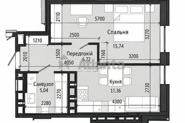 1-комнатная квартира по адресу ул. Леннона Джона (площадь 38,9 м²) - imageAlt 13 1-комнатная квартира по адресу ул. Леннона Джона (площадь 38,9 м²) - Atlanta.ua - imageAlt 13