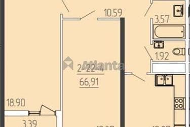 2-комнатная квартира по адресу ул. Краснова (площадь 67,1 м²) - фото 16 2-комнатная квартира по адресу ул. Краснова (площадь 67,1 м²) - Atlanta.ua - фото 16