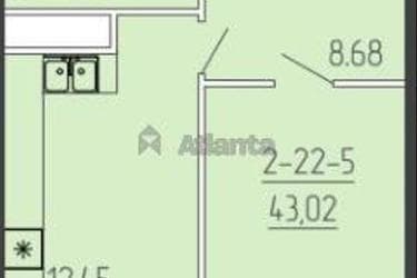 1-комнатная квартира по адресу ул. Краснова (площадь 43,1 м²) - imageAlt 15 1-комнатная квартира по адресу ул. Краснова (площадь 43,1 м²) - Atlanta.ua - imageAlt 15
